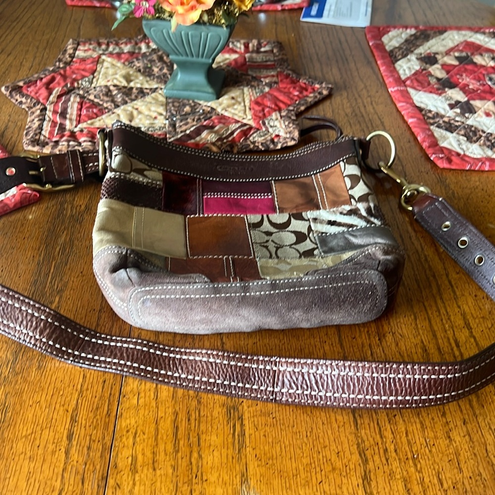 Coach Multicolor Patchwork Shoulder Bag - Picture 4 of 9